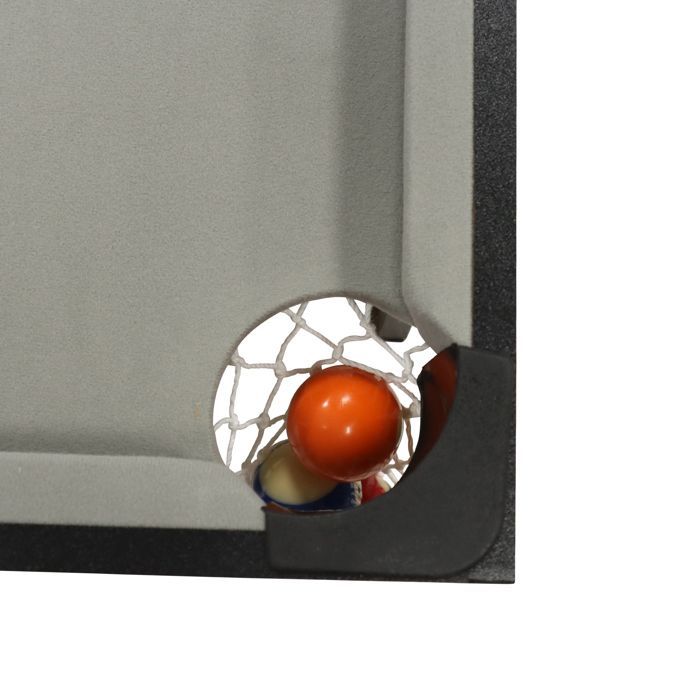 Table de Billard Mini - COUGAR - Cougar Mini Table de Billard - 3 ft - Chêne/Grise - Accessoires Inclus