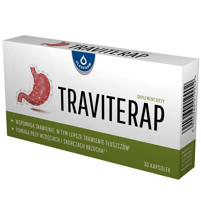 Traviterap, Preparat wspomagający pracę wątroby, Kapsułki