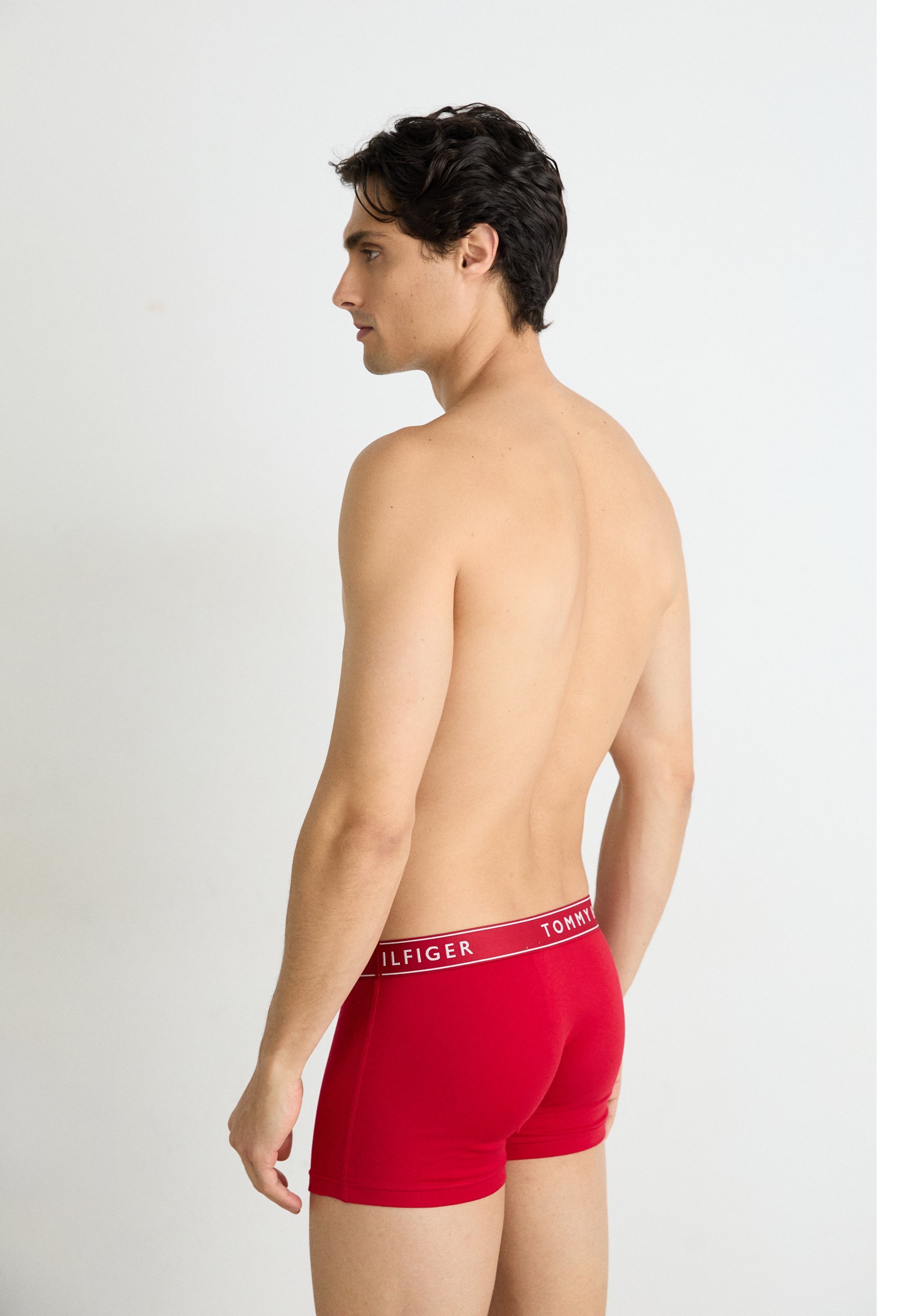 Confezione da 5 boxer Tommy Hilfiger - bianco/rosso/grigio/blu scuro/nero
