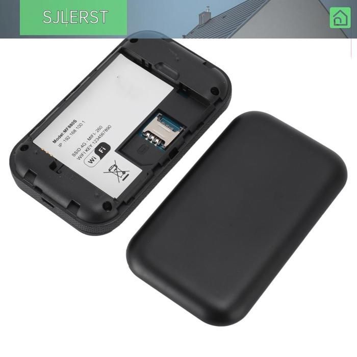 Routeur sans fil 4G LTE, point d'accès WiFi Portable 500Mbps, prend en charge 10 utilisateurs avec emplacement pour carte SIM,
