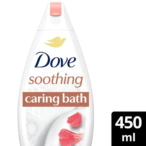 Dove Pampering Mandlový krém a ibišek koupelový gel 450ml