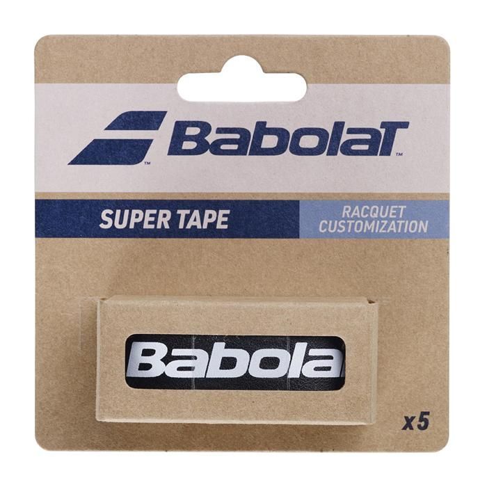 Protezioni per racchette da tennis Babolat Super Tape (confezione da 5)