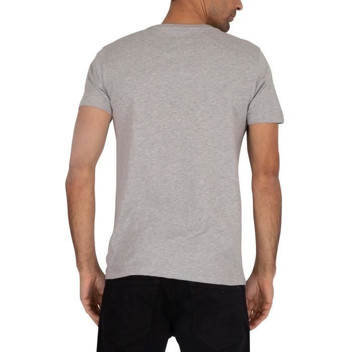 T-shirt - Tommy Hilfiger - Core Logo - 100% organique - Manches courtes - Col arrondi
