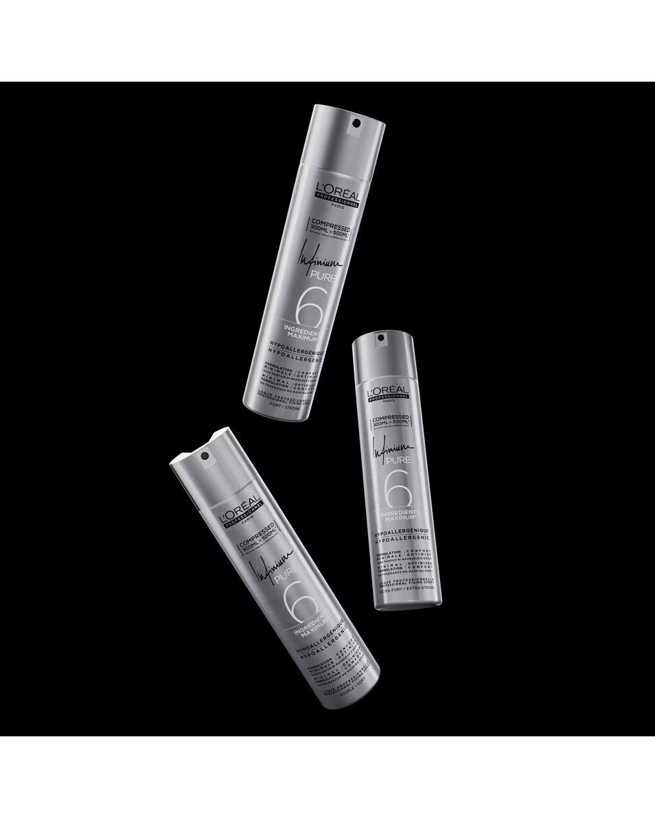 L'Oréal Professionnel Infinium Pure Strong Υποαλλεργική λακ μαλλιών με δυνατό κράτημα