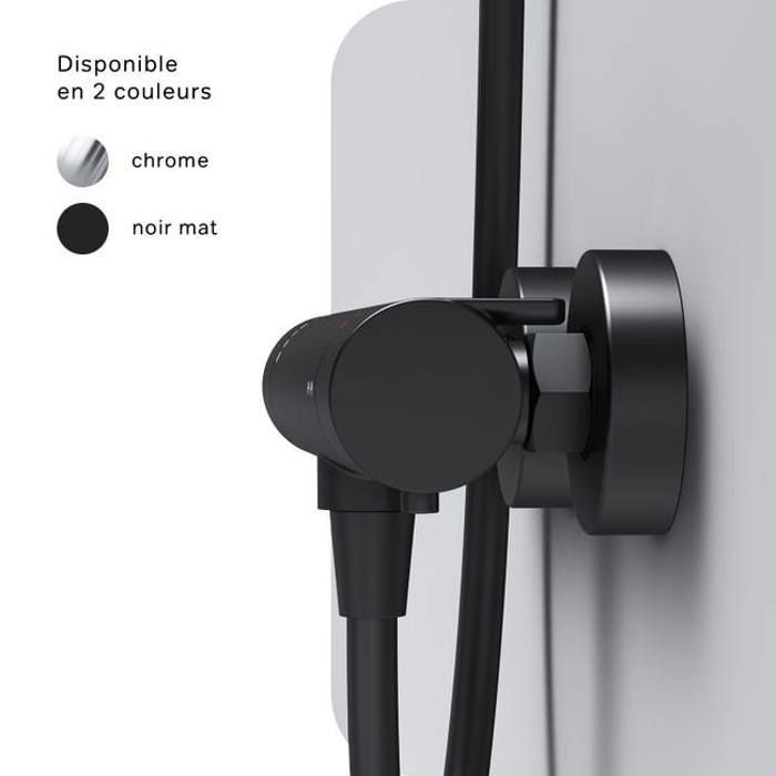 Grifo mezclador termostático para ducha AM/PM, grifo de baño negro FXA40022 X-Joy