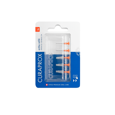 Curaprox CPS Ortho Orange -hammasväliharjan vaihtopakkaukset 5 kpl 5 kpl