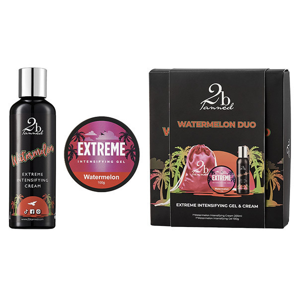 2bTanned Tan Accelerator Vannmelon Duo