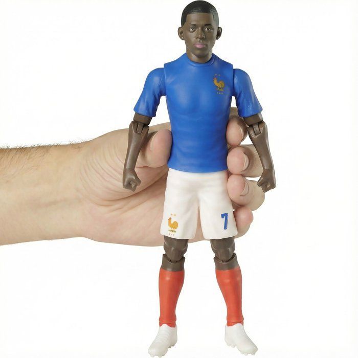 Figura articulada - Seleção Francesa - MEGABLEU - Dembélé número 7 - 20 cm