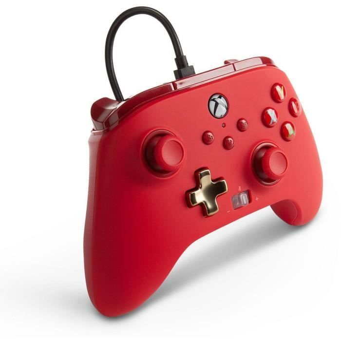 Controle com fio - Vermelho - Xbox Series X e S
