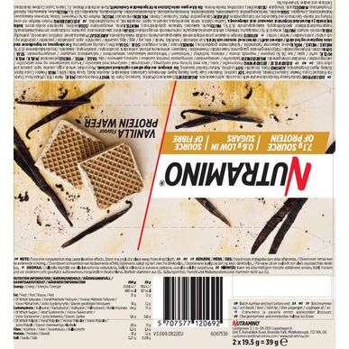 Nutramino Wafer Protein Vanilja 2 x 19.5 g