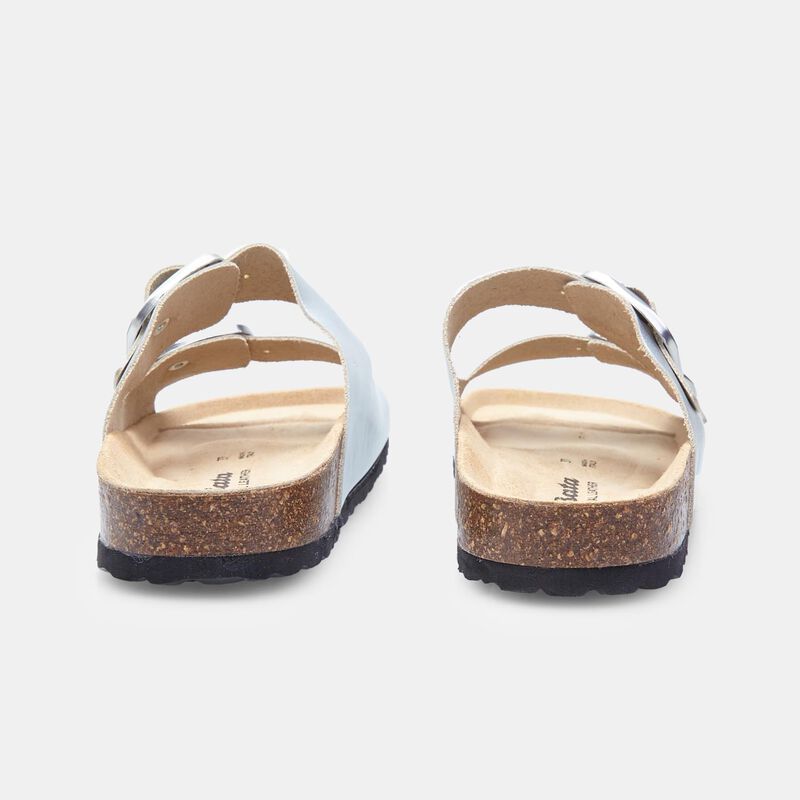 Bata damskie skórzane kapcie