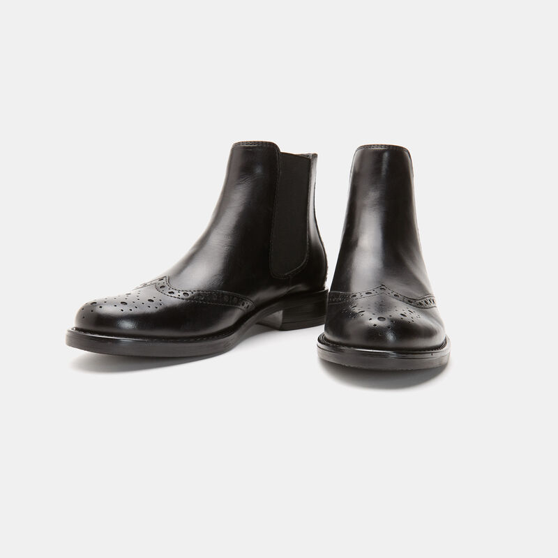 Chelsea boots van echt leer