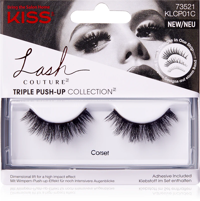Umělé řasy KISS Lash Couture Triple Push-Up