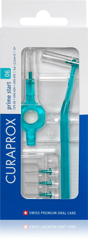Conjunto de cuidados dentários Curaprox Prime Start CPS 06 0,6 mm