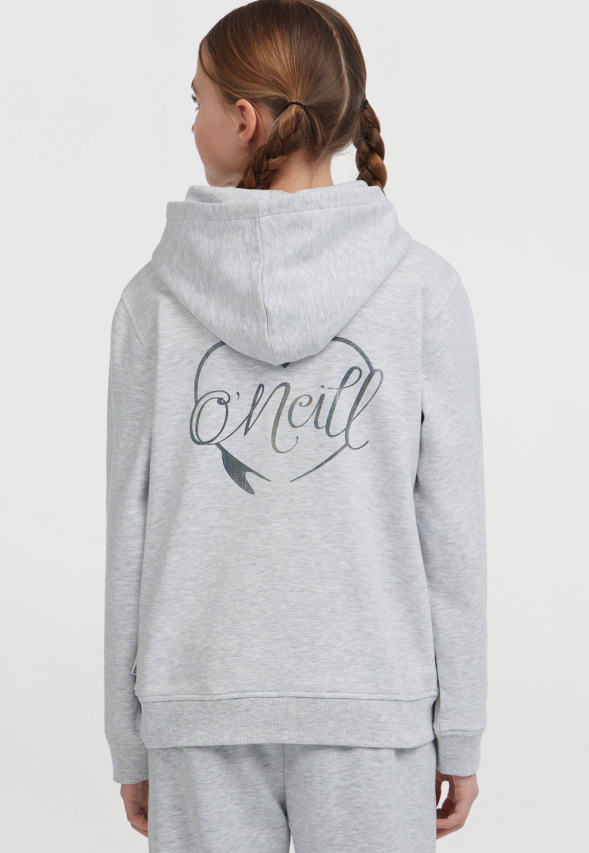 Felpa con cappuccio O'Neill - bianco mélange