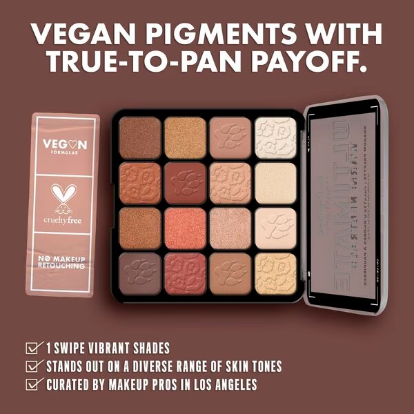 NYX Professional Makeup Ultimate Warm Neutrals šešėlių paletė