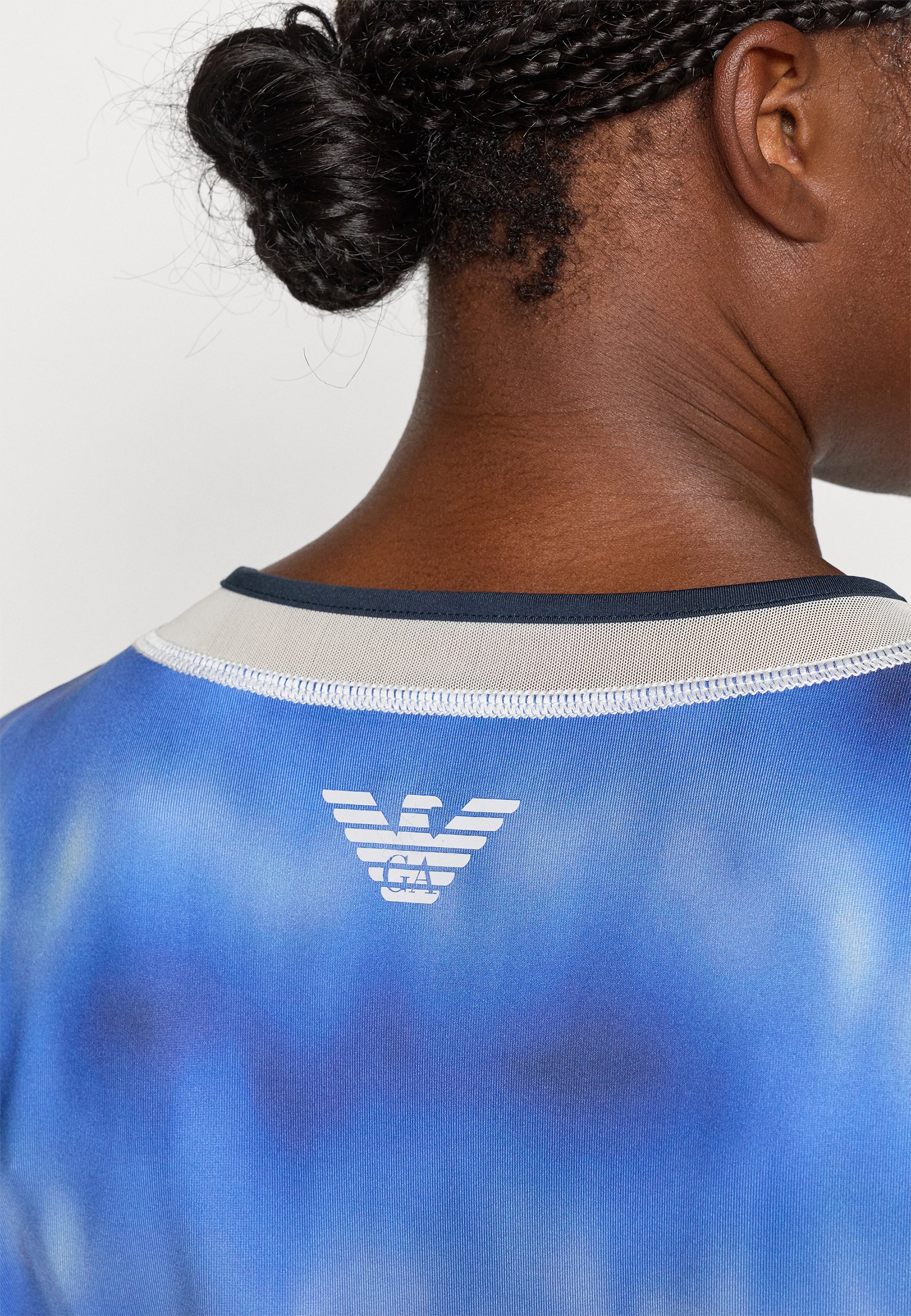 T-shirt de tennis EA7 Emporio Armani PRO FREESTYLE - T-shirt de sport - bleu