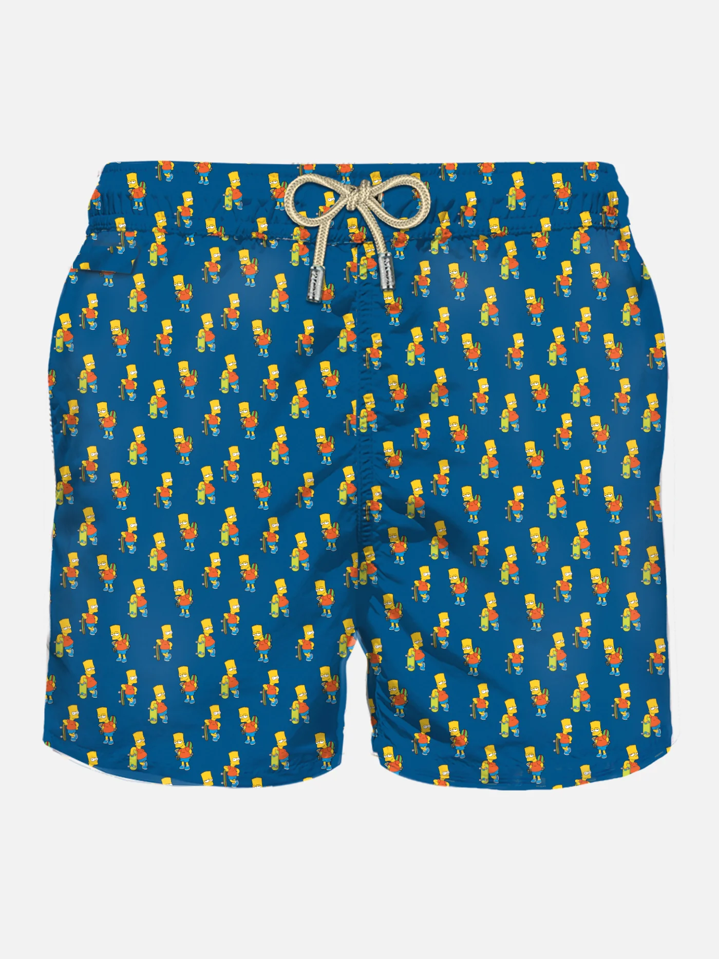 Costume da bagno da uomo in tessuto leggero con stampa skater Bart | E