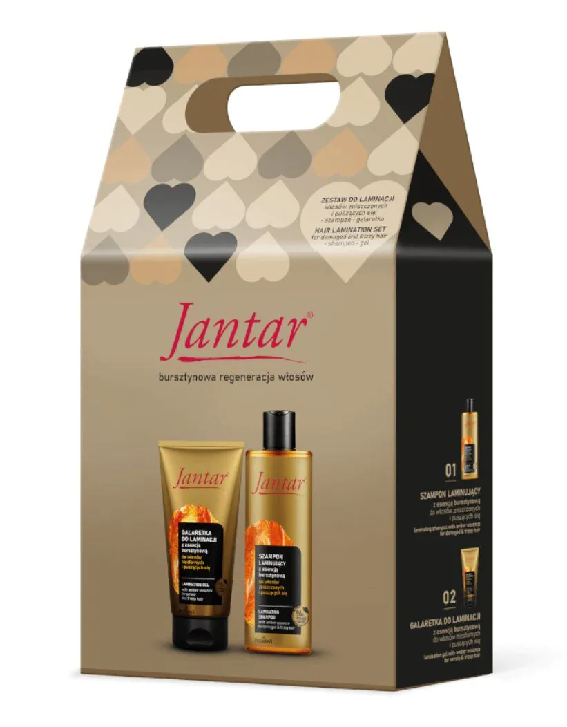 Jantar Zestaw do laminacji włosów