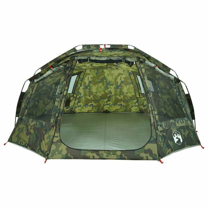 Tienda de campaña de camuflaje impermeable para 5 personas vidaXL, ideal para pesca, acampada, jardín o como refugio al aire libre (4009391)