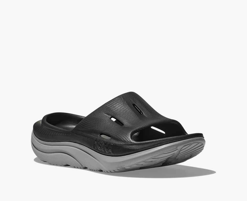 HOKA Diadema Ora Recovery 3 Negro / Gris Estelar