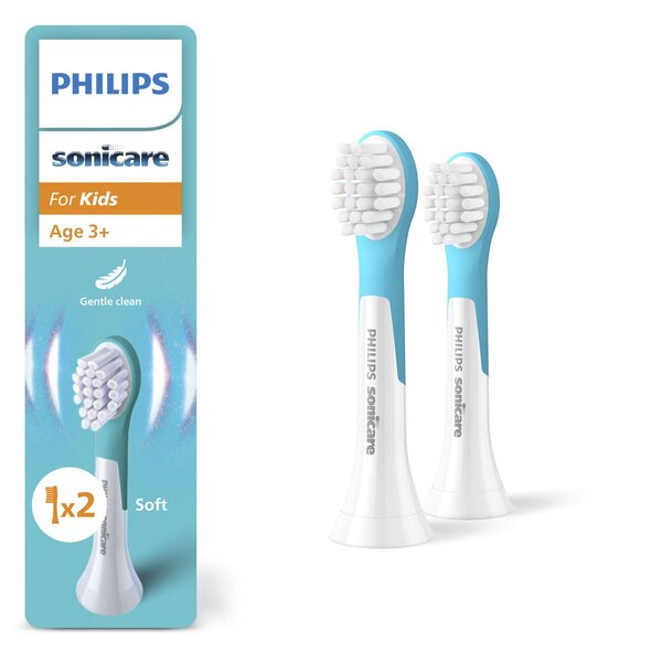 Cabeças de escova Philips Sonicare para crianças de 3 a 7 anos HX6032/90 (brancas, 2 unidades)