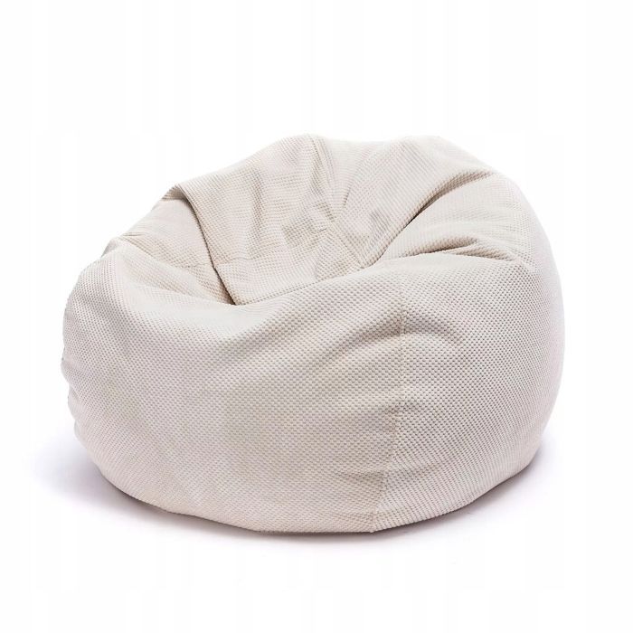 Sillón tipo puf Ecopuf - Sillón, sofá, cojín de suelo, puf para interior/exterior - Beige claro