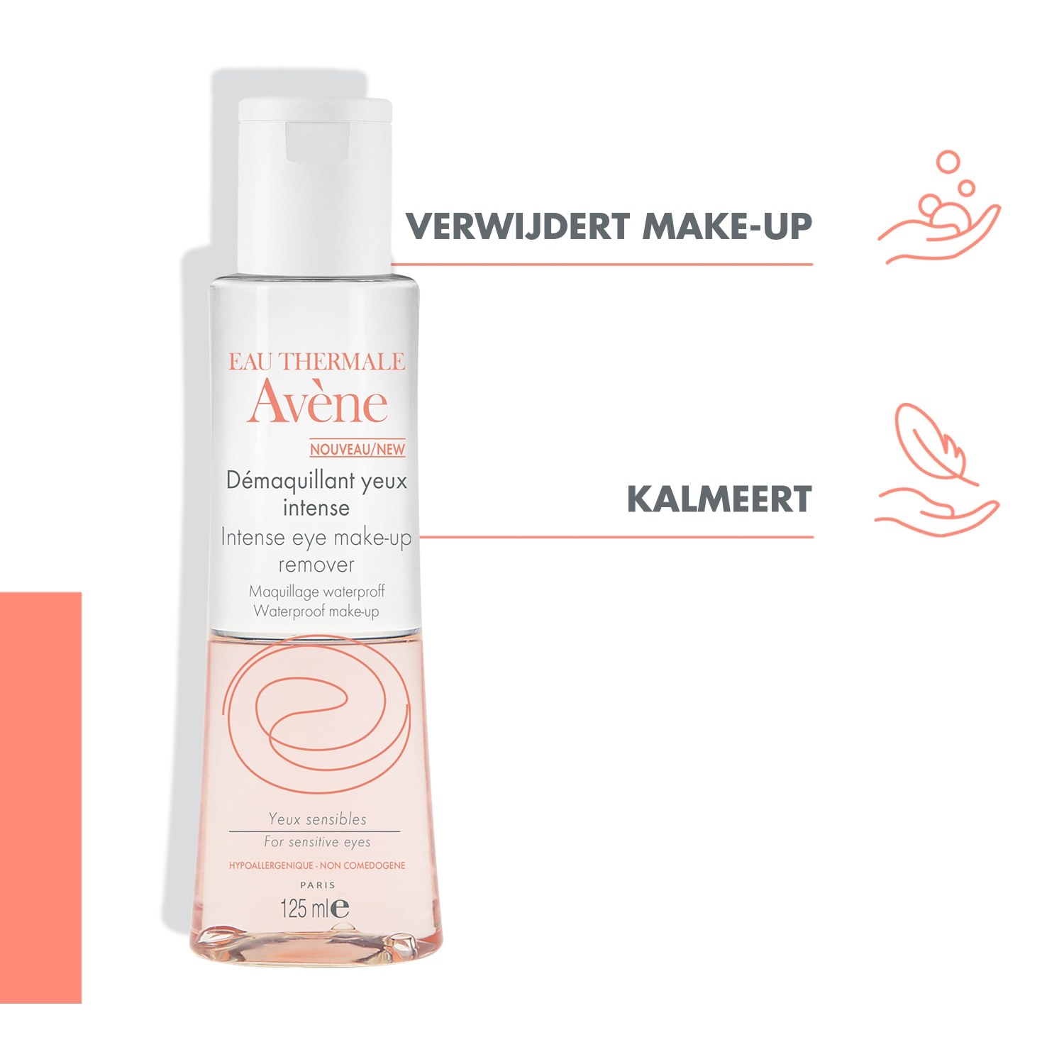 Avène sredstvo za skidanje šminke Les Essentiels Les Essentiels Intenzivno sredstvo za skidanje šminke s očiju - 125 ml