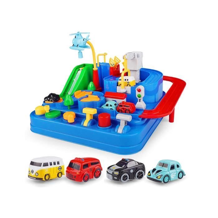 Kids' Car Track - Tricky Ball - 3 Mini Cars - Educational Games - 8 Different Challenges