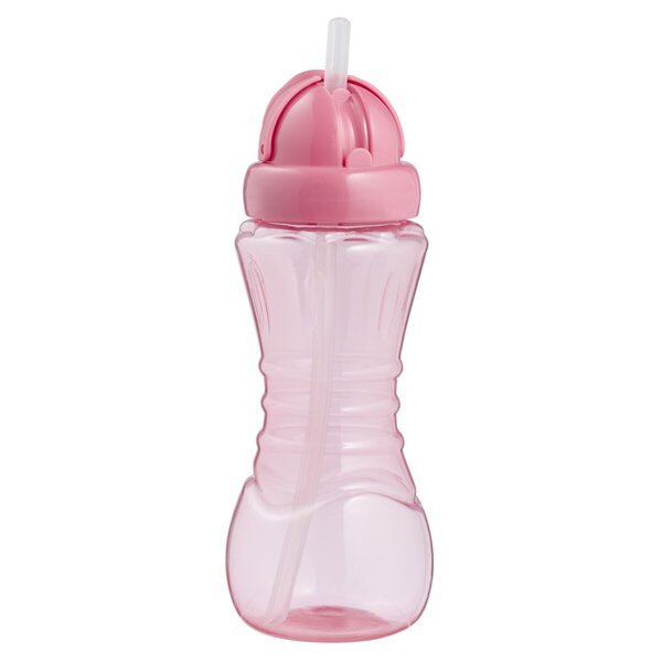 Kruidvat 6+M geriamasis puodelis su šiaudeliu, rožinis, 300 ml