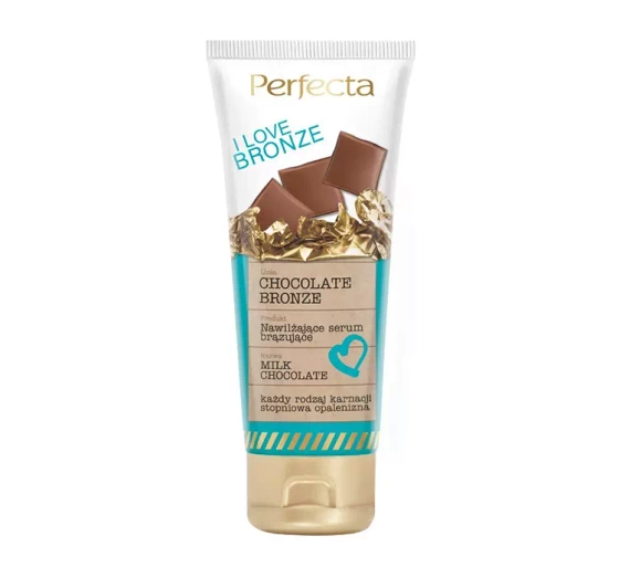 Perfecta Chocolate Bronze nawilżające serum brązujące Milk Chocolate 200ml