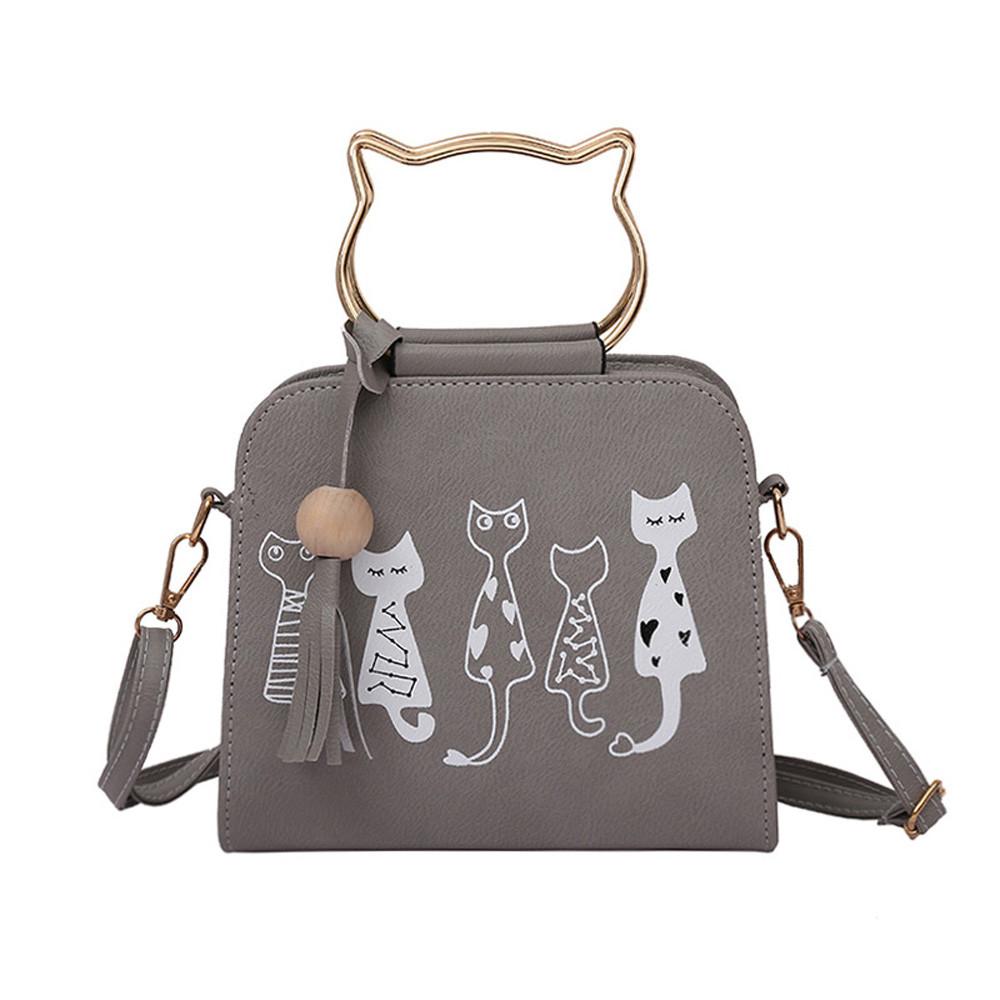 Sac bandoulière à motif animal pour femme, sac à main bandoulière chat et lapin, sac de luxe pour femme, marque NG