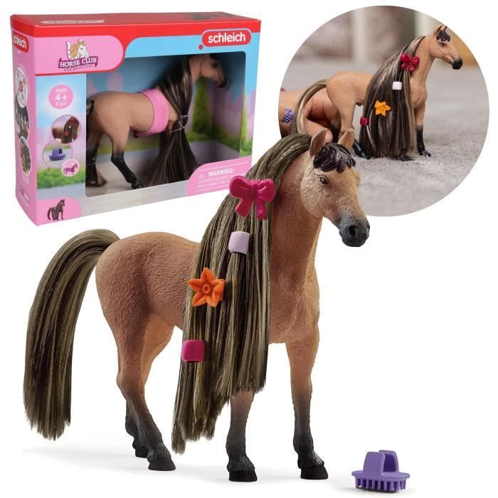 Toy - SCHLEICH - Handsome Akhal-Teke stallion to groom - Child - Indoor
