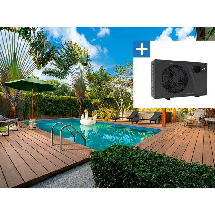Piscine bois rectangle 