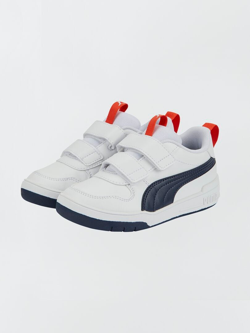Tênis multiflex tricolor 'Puma' - branco