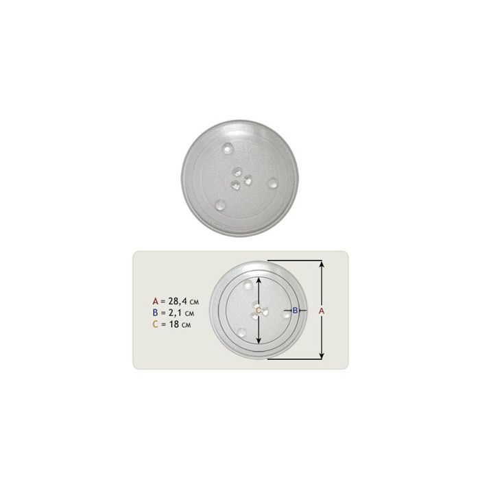 280 mm diameter turntable 49PM010 for DAEWOO, NEFF, PANASONIC, SIEMENS microwaves