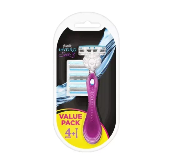Wilkinson Hydro Silk 3 maszynka do golenia dla kobiet rączka   4 wkłady