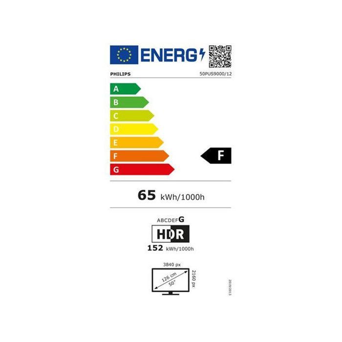 Televisor LED de 50 pulgadas - PHILIPS - 50PUS9000/12 - QLED - 4K UHD - Smart TV