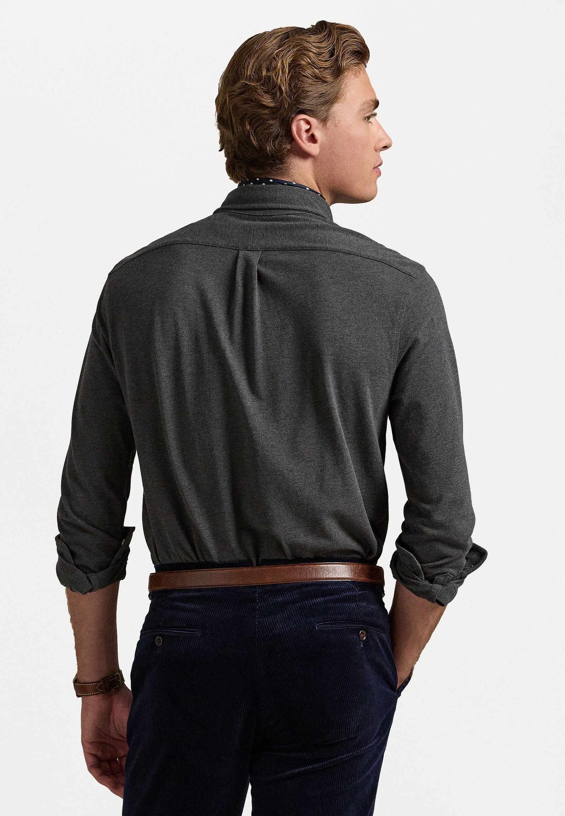 Chemise Polo Ralph Lauren en maille ultra-légère - Windsor Heather