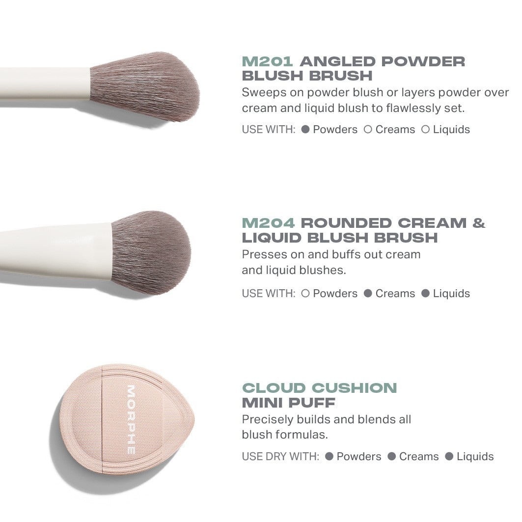 Morphe Brush Set Rouge Layering Tool Trio - 1 st