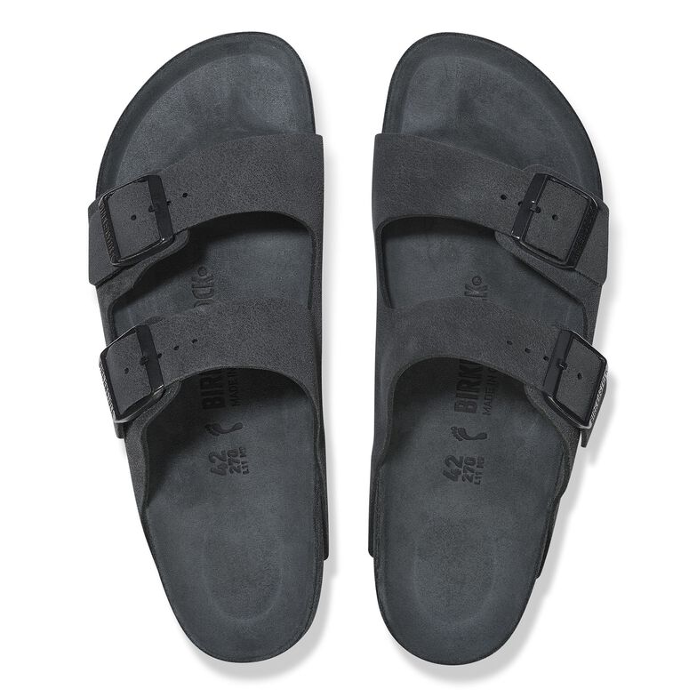Arizona Pelle scamosciata - Allover Charcoal Allover Charcoal