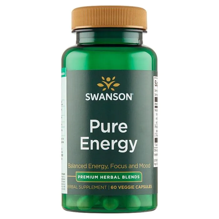 Swanson Pure Energy Preparat na zwiększenie energii Kapsułki