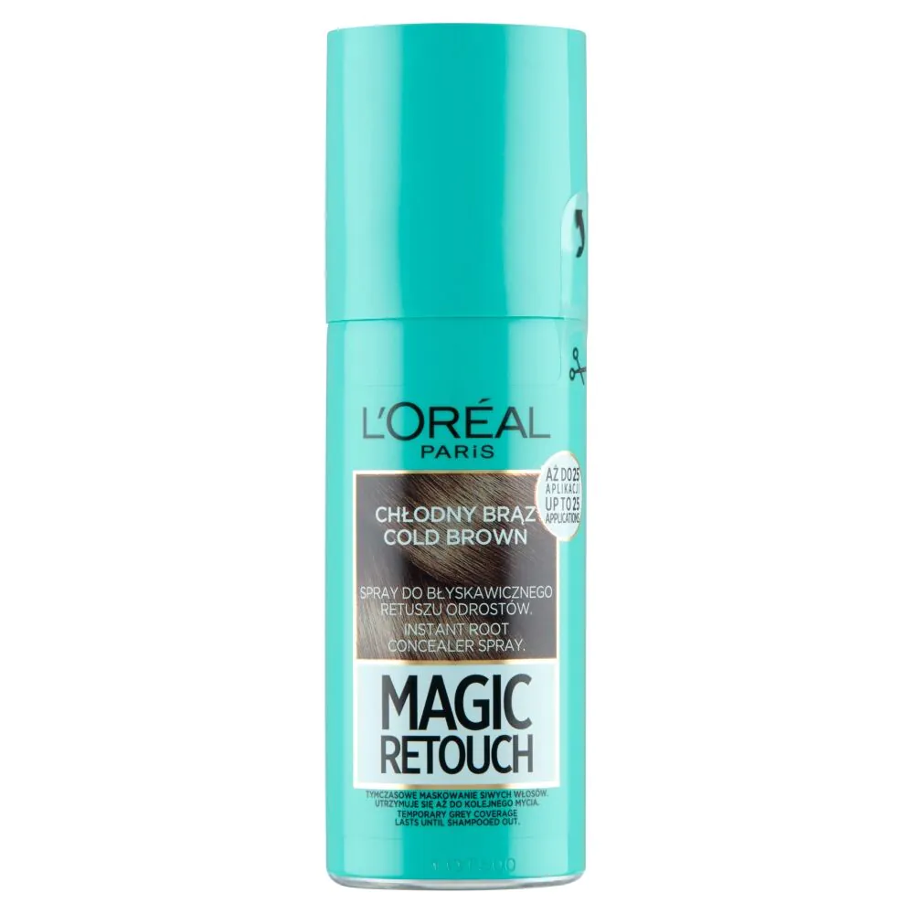 Magic Retouch Spray na odrosty Chłodny Brąz