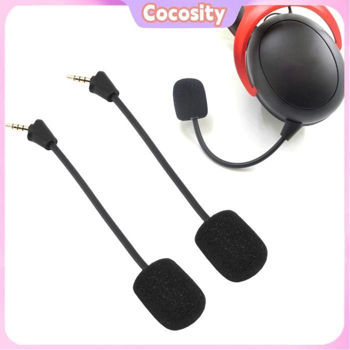 Micrófono de repuesto para auriculares inalámbricos para juegos Cocosity, brazo de micrófono de repuesto para sonido de proyector