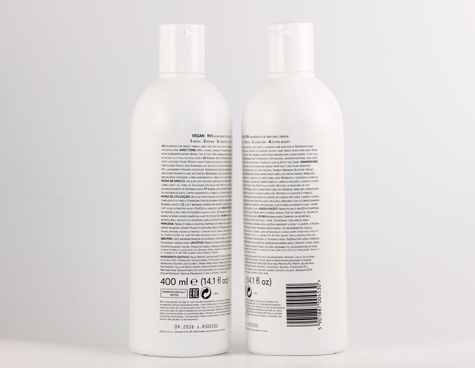 Plant Essentials umirujući šampon od listova baobaba Šamponi