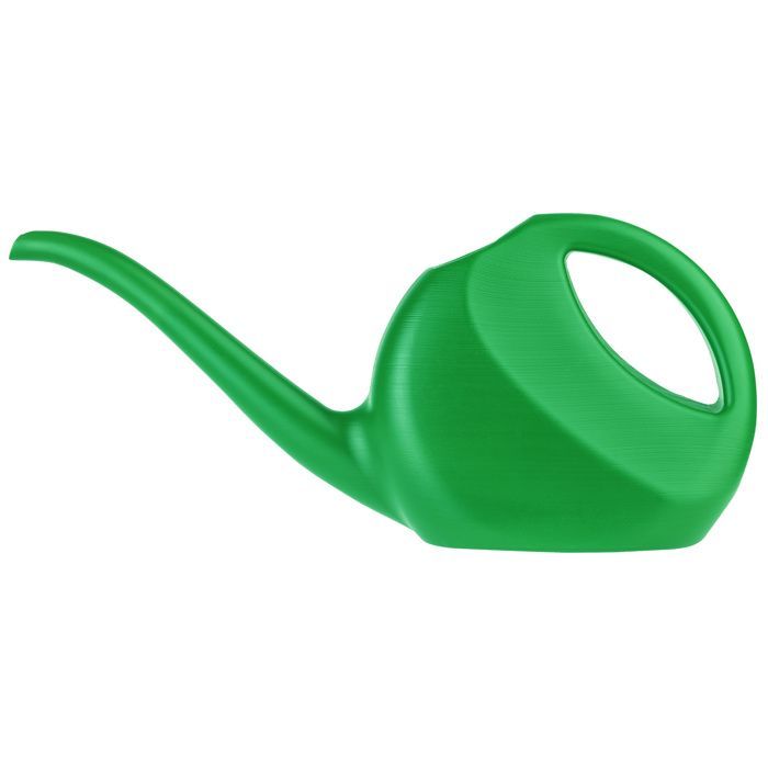 KADAX Petit Arrosoir 2L, Arrosoir de Jardin en Plastique, Arroseur à Fleur avec Long Bec pour Intérieur et Extérieur, Maison (Vert)