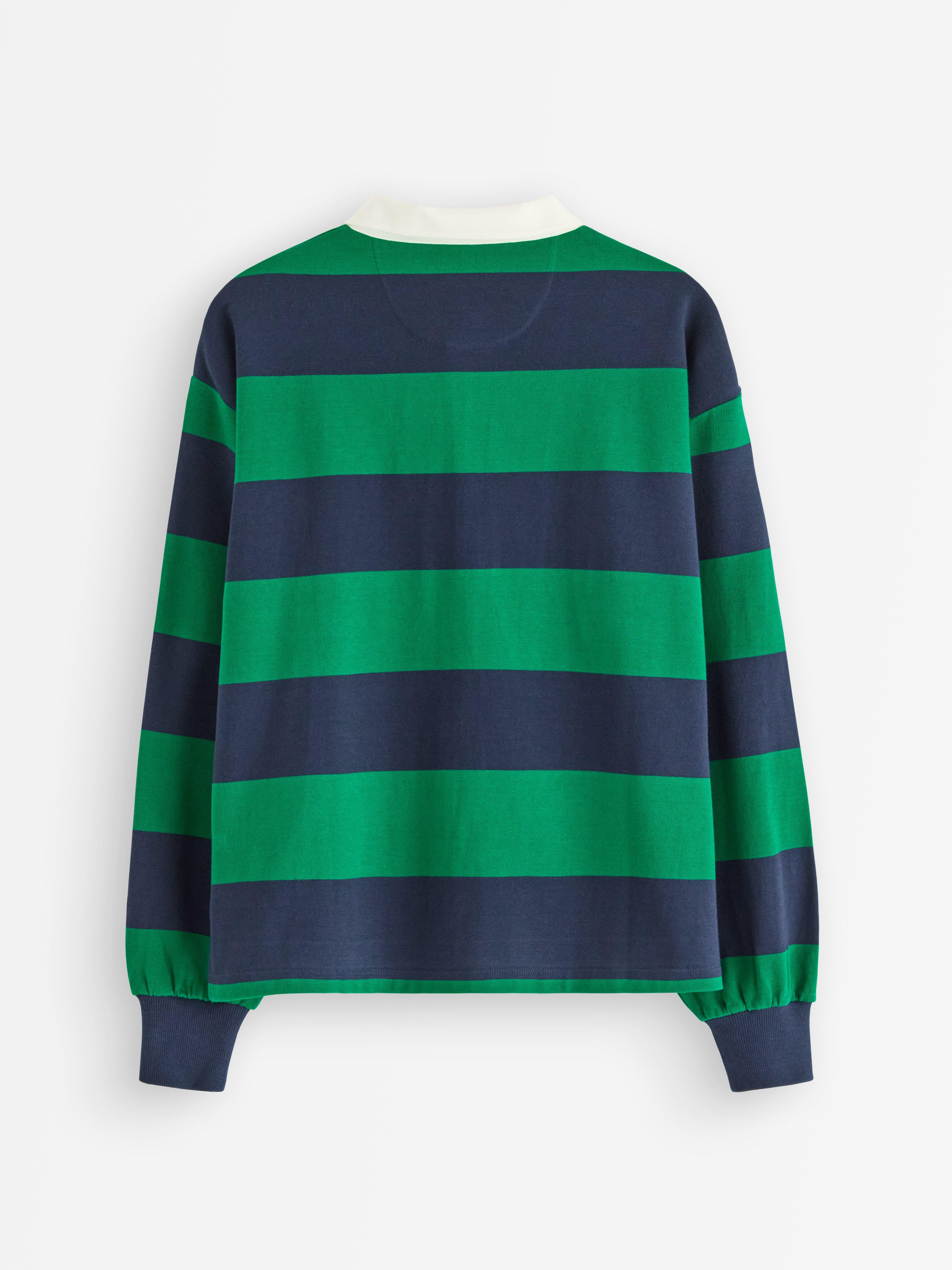 Camiseta de rugby verde oscuro