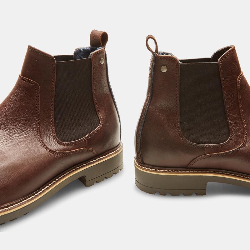 Chelsea boots van echt leer
