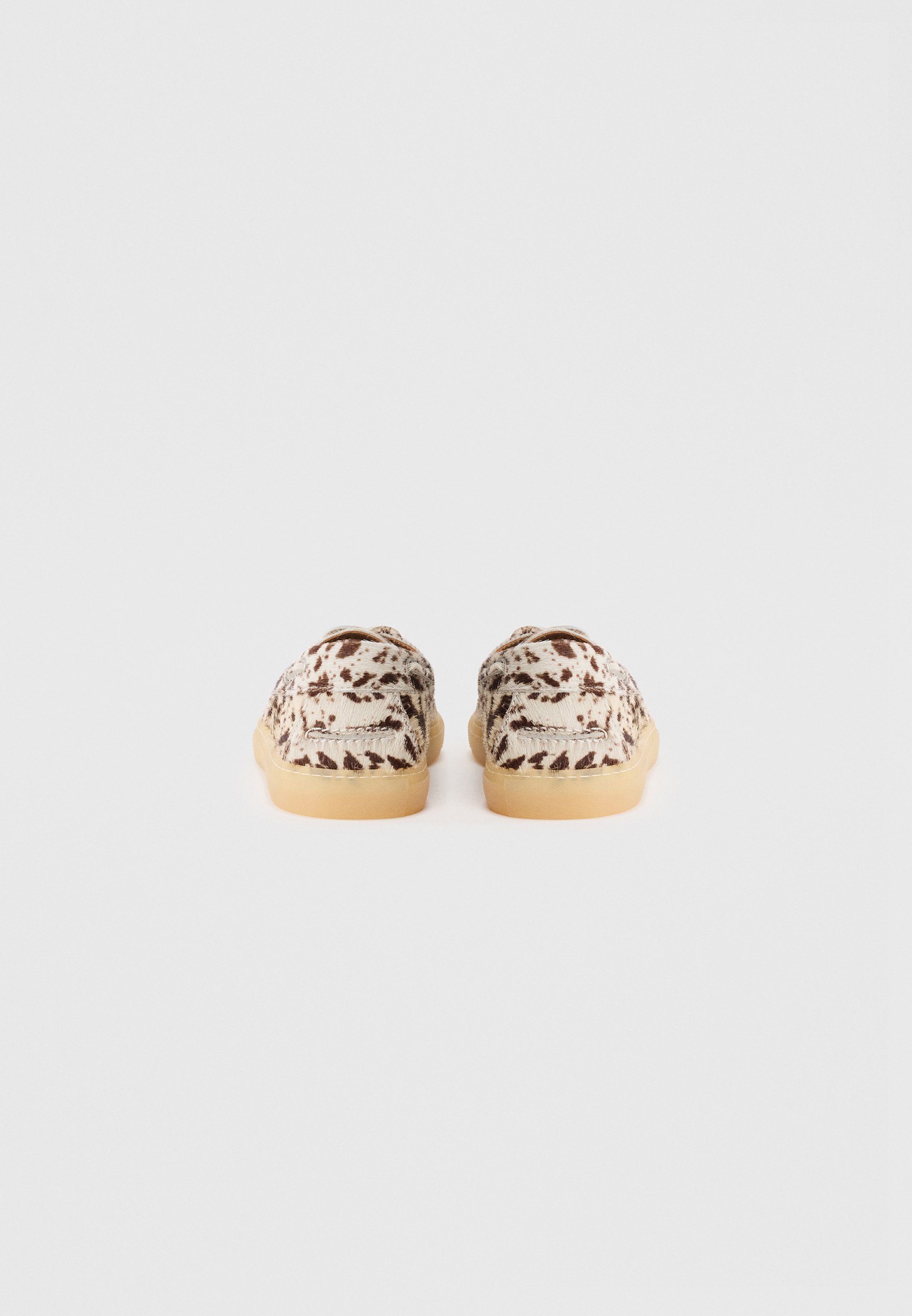 Copenhagen Studios GAZELLE - Chaussures bateau - blanc/marron clair