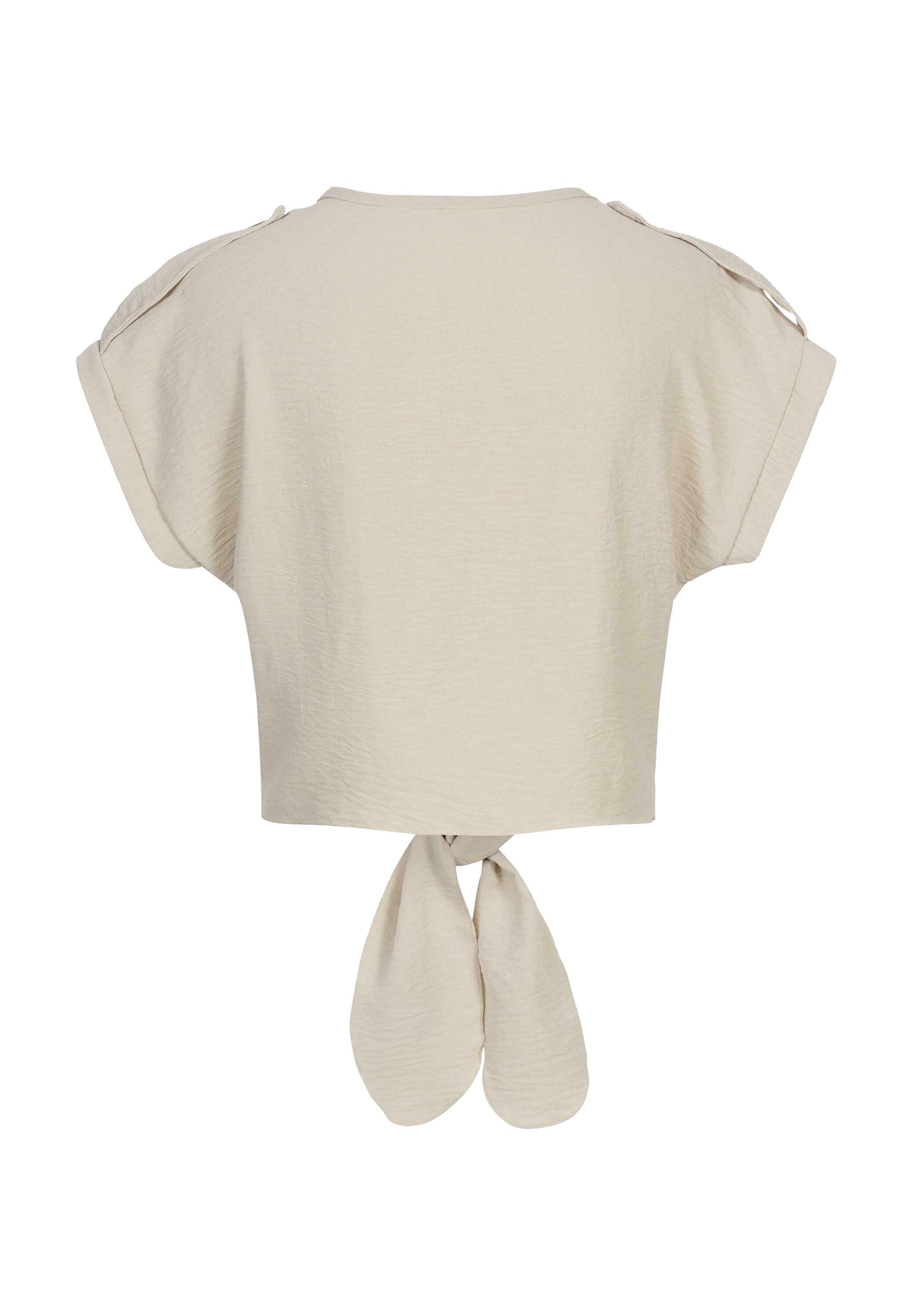 Cloud 5ive MET KNOTDETAIL - T-shirt met print - beige